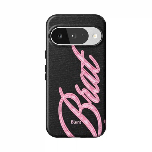 Pink Brat Pixel Case