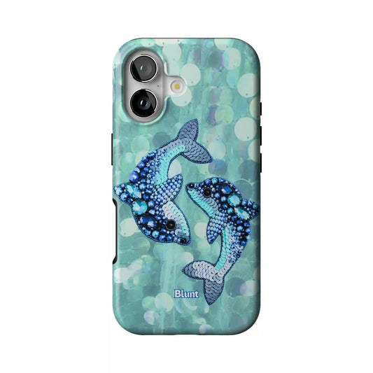 Sequin Fins iPhone Case