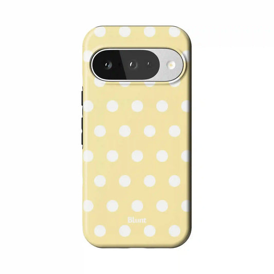 Butter Cream Polka Pixel Case