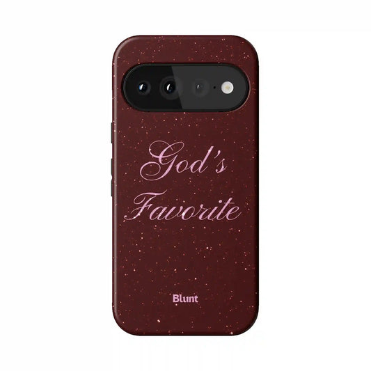 Gods Favorite Burgundy Pixel Case