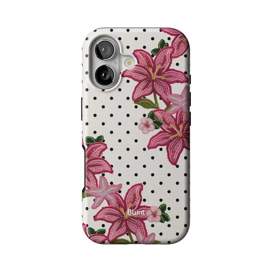 Dotted Blossom iPhone Case