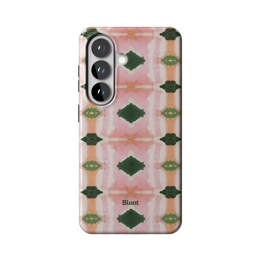 Rose Quartz Grid Samsung Case