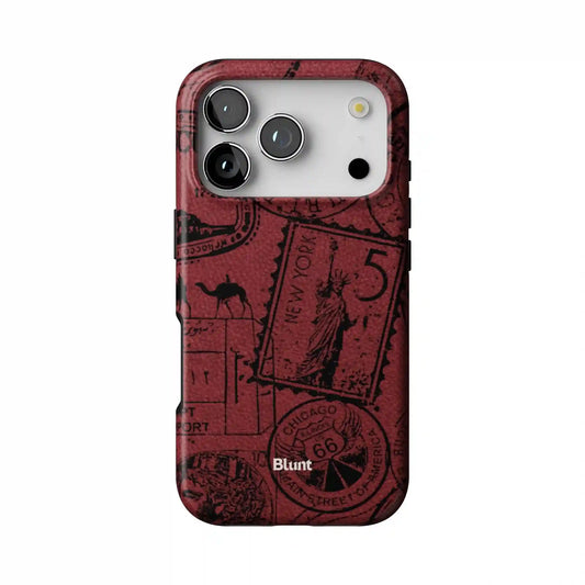 Crimson Post iPhone Case