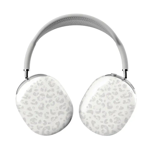 White Leopard AirPod Max Case