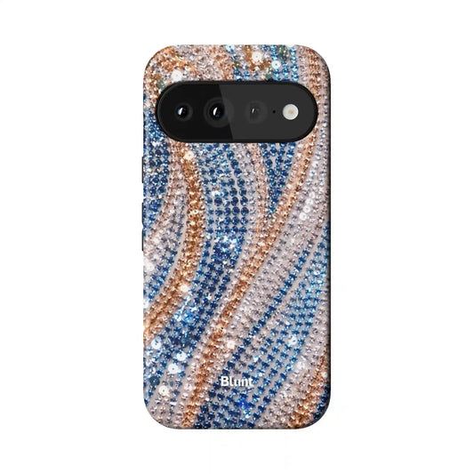 Cerulean Light Pixel Case