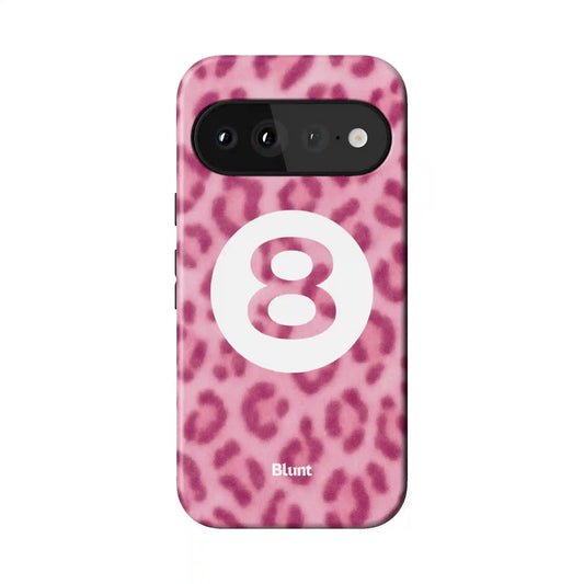 Pink Cheetah Magic 8 Pixel Case