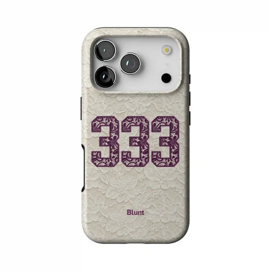 333 Bridal Beige iPhone Case