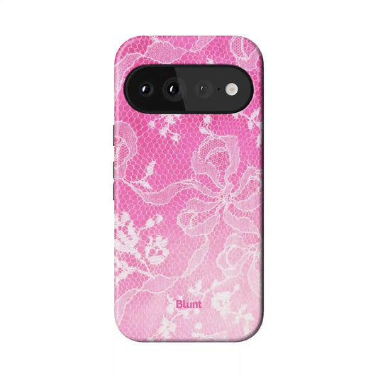 Pink Lacewave Pixel Case
