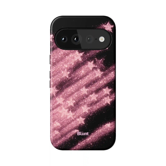 Neon Scratch Pixel Case