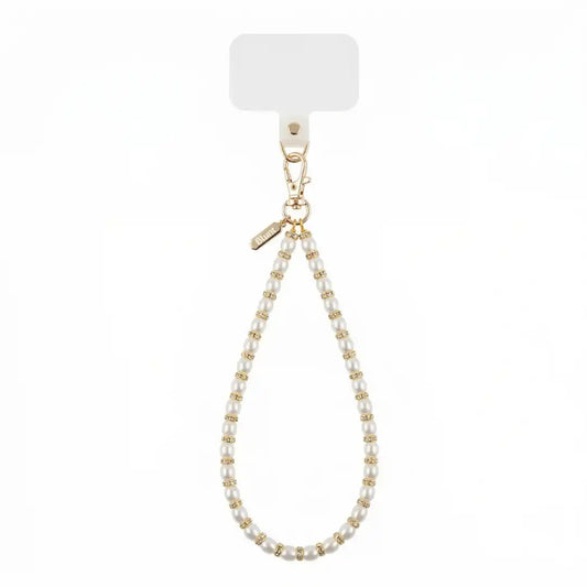 Golden Pearl Phone Charm