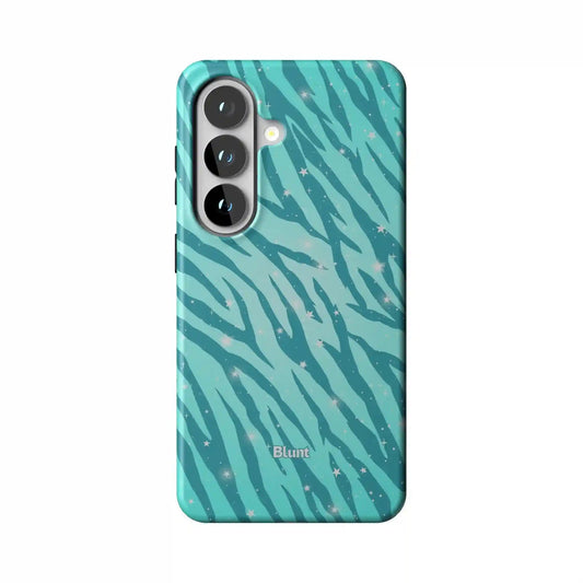 Teal Cat Samsung Case