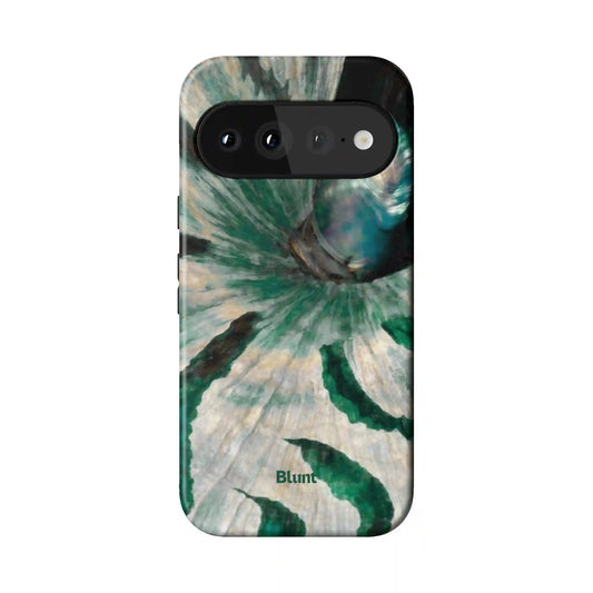 Moss Conch Pixel Case