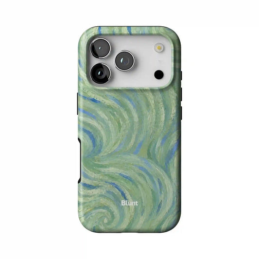 Grass Strokes iPhone Case