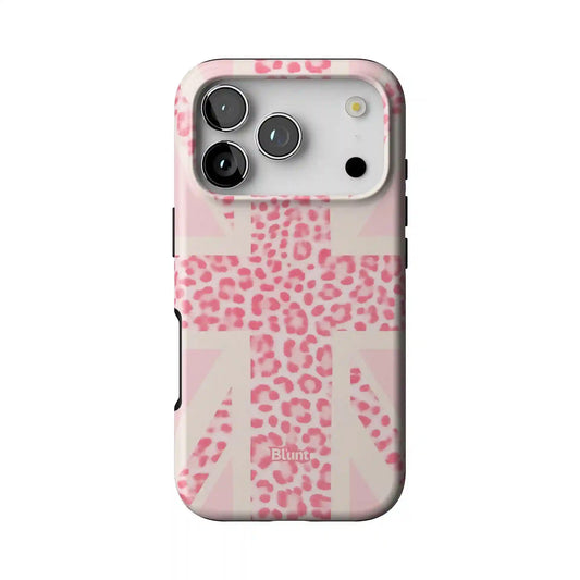 Pink Cheetah Brit iPhone Case