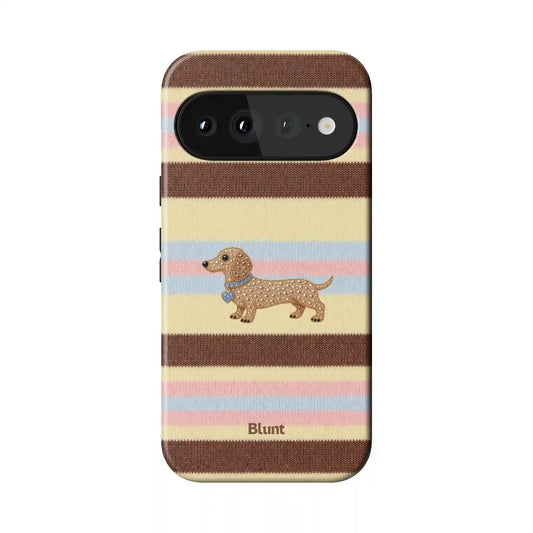 Banana Blonde Doxie Pixel Case