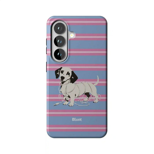 Striped Wired Weenie Samsung Case