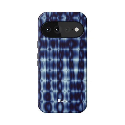 Blue Ripple Pixel Case
