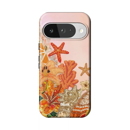 Peach Treasures Pixel Case