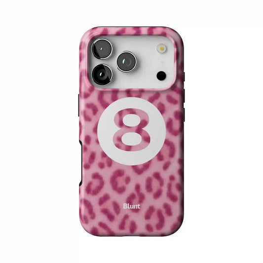 Pink Cheetah Magic 8 iPhone Case