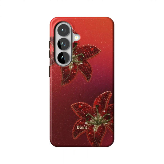 Scarlet Petals Samsung Case
