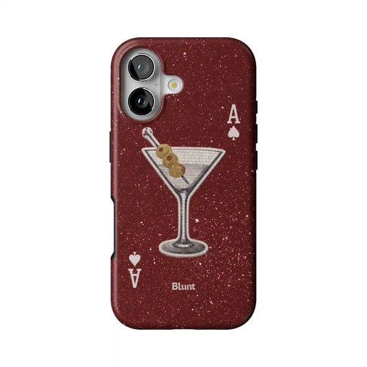 Red Dirty Martini iPhone Case