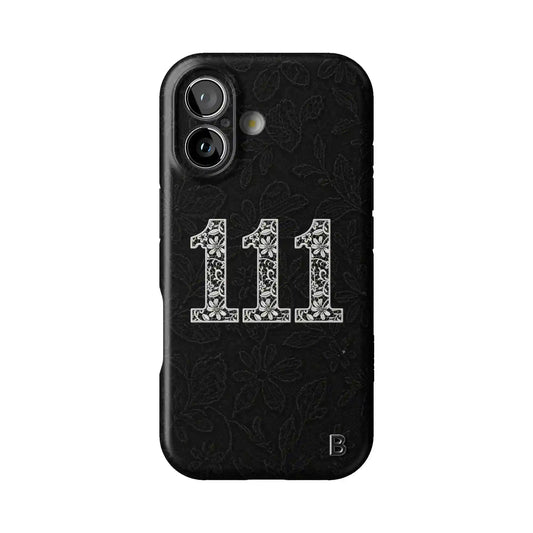 111 Noir Lace Statement iPhone Case