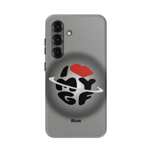 Grey Aura Girlfriend Samsung Case