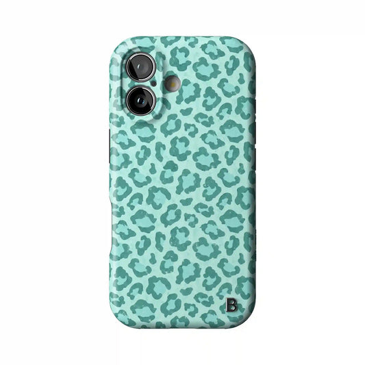 Wild Teal Statement iPhone Case