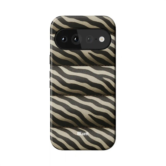 Zebra Puffer Pixel Case