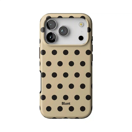 Mocha Dot iPhone Case