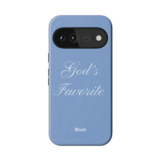 Gods Favorite Blue Pixel Case