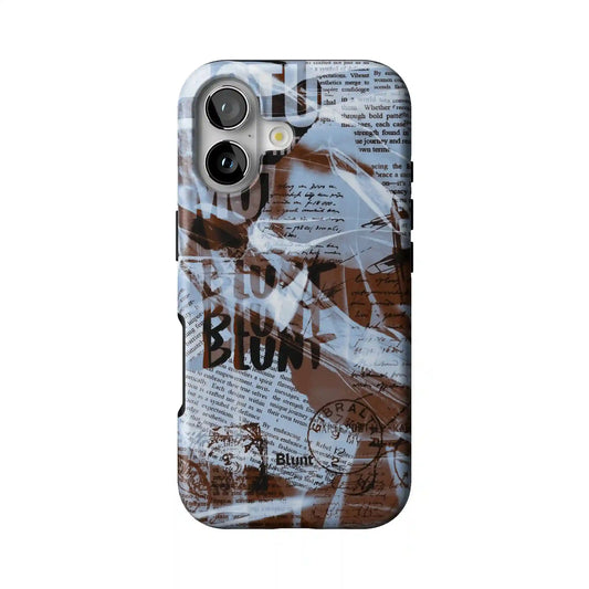 Blue Love Letter iPhone Case