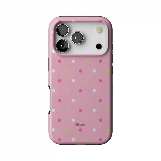 Polka Strawbs iPhone Case