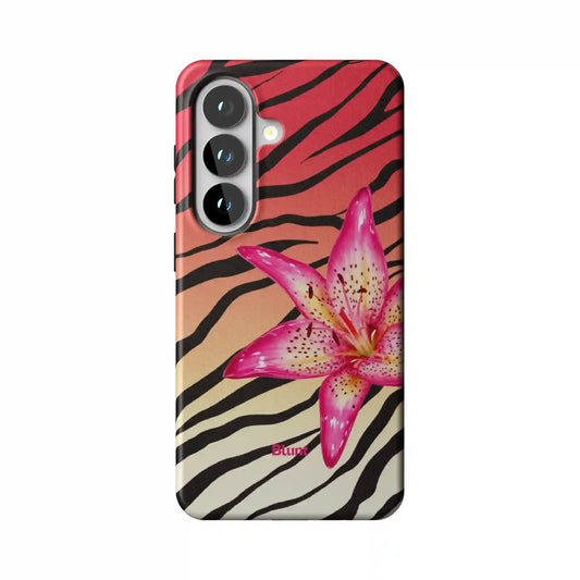 Striped Lilly Samsung Phone Case