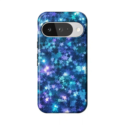 Lunar Blue Pixel Case