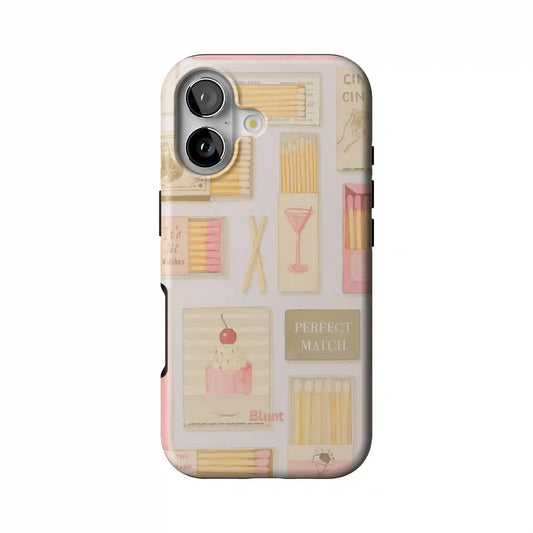 Pink Match iPhone Case