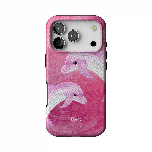 Pink Delphine iPhone Case