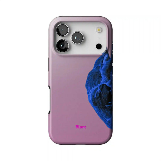 Anatomy Heart Blue iPhone Case