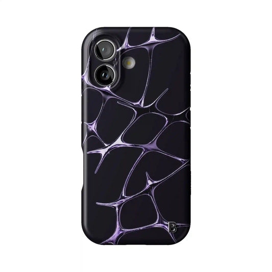 Violet Web Statement iPhone Case