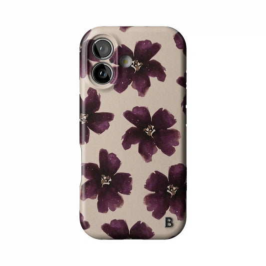 Velvet Dahlia Statement iPhone Case