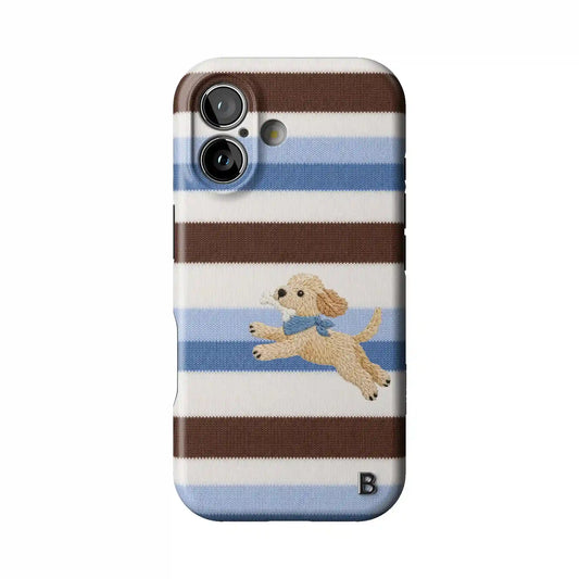 Varsity Pup Statement iPhone Case