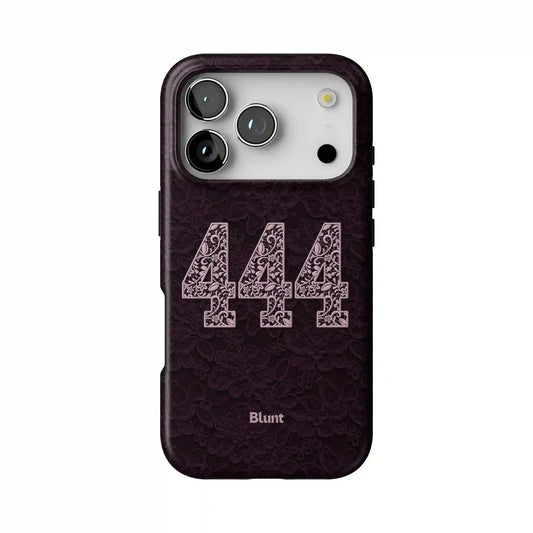 444 Blessed Plum iPhone Case