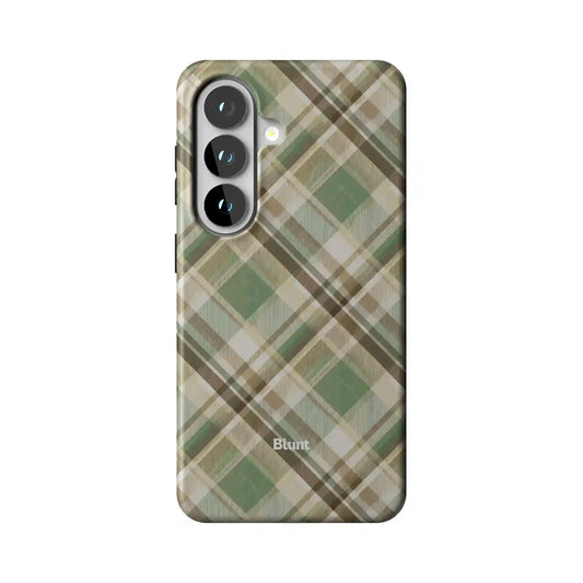 Plaid Pistacio Samsung Case