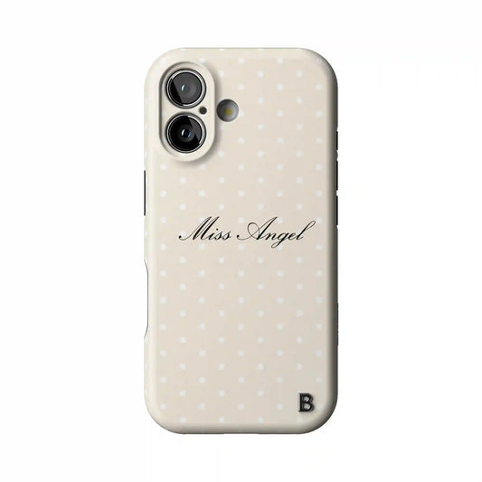 Yellow Miss Angel Statement iPhone Case