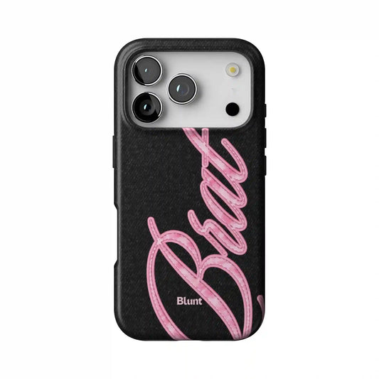 Pink Brat iPhone Case