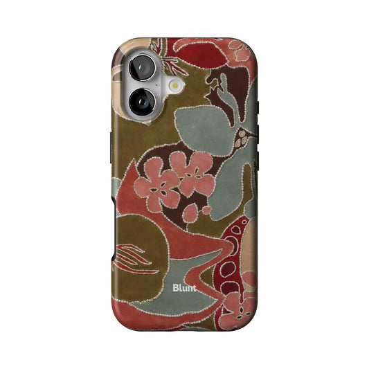 Floral Fiber iPhone Case