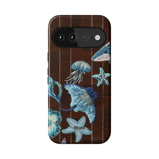 Ocean Bark Pixel Case