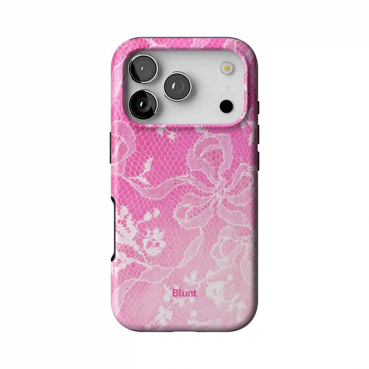 Pink Lacewave iPhone Case