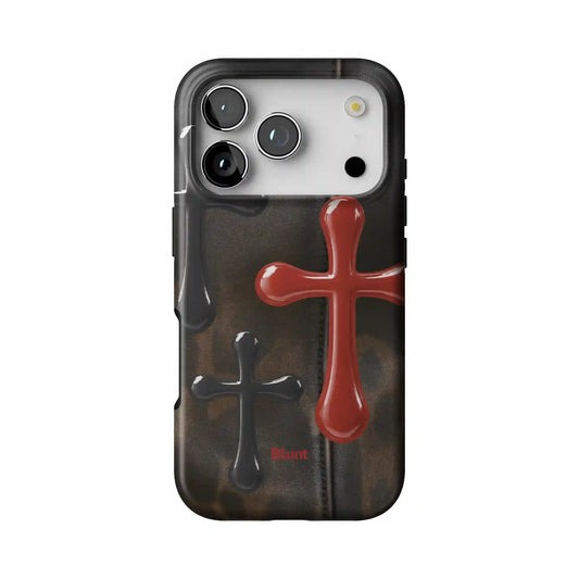 Crossed Leather iPhone Case