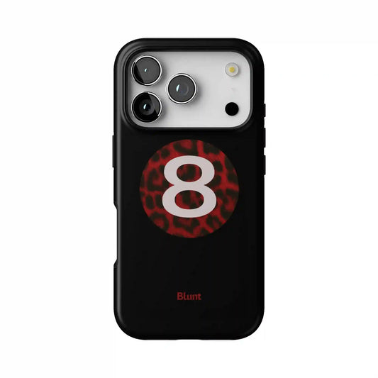 Red Cheetah Magic 8 iPhone Case